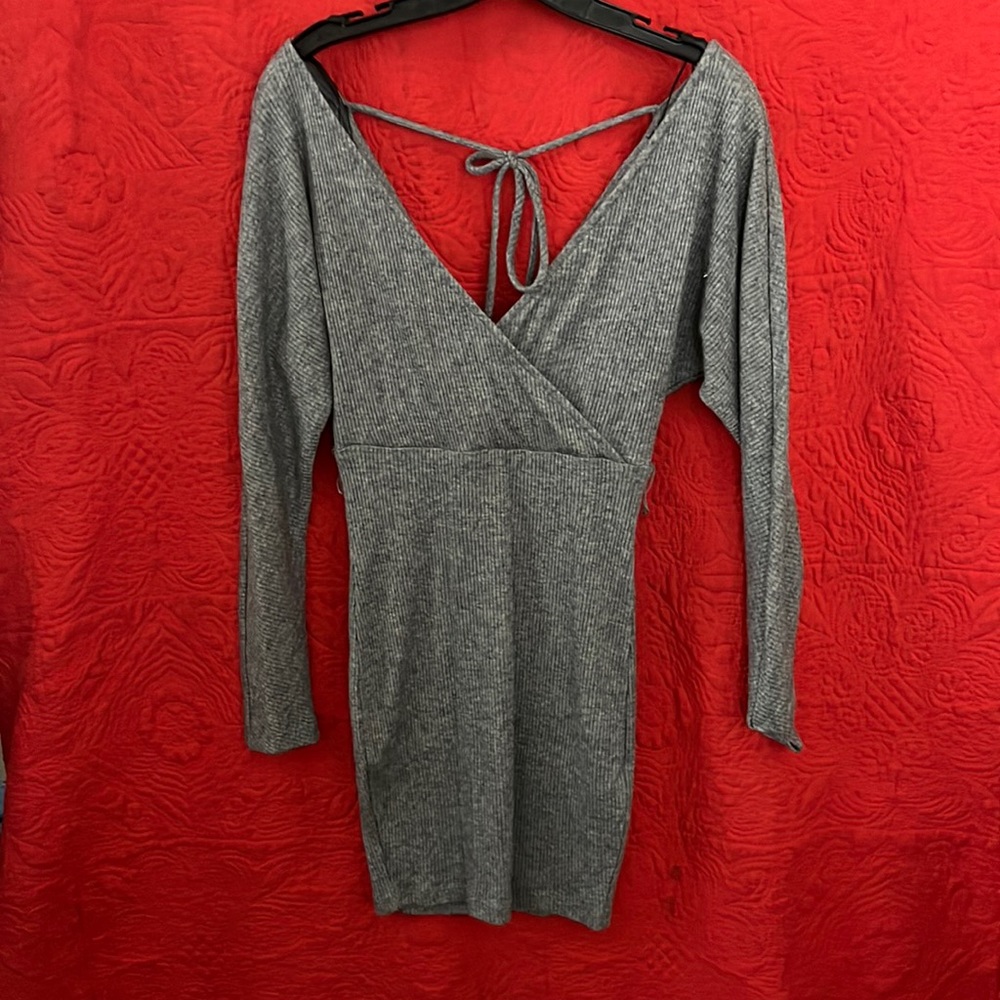 Off the Shoulder Sweater Dress
